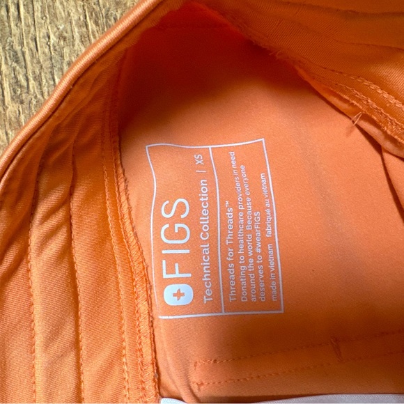 FIGS Orange Technical Jogger Pants - Picture 2 of 3